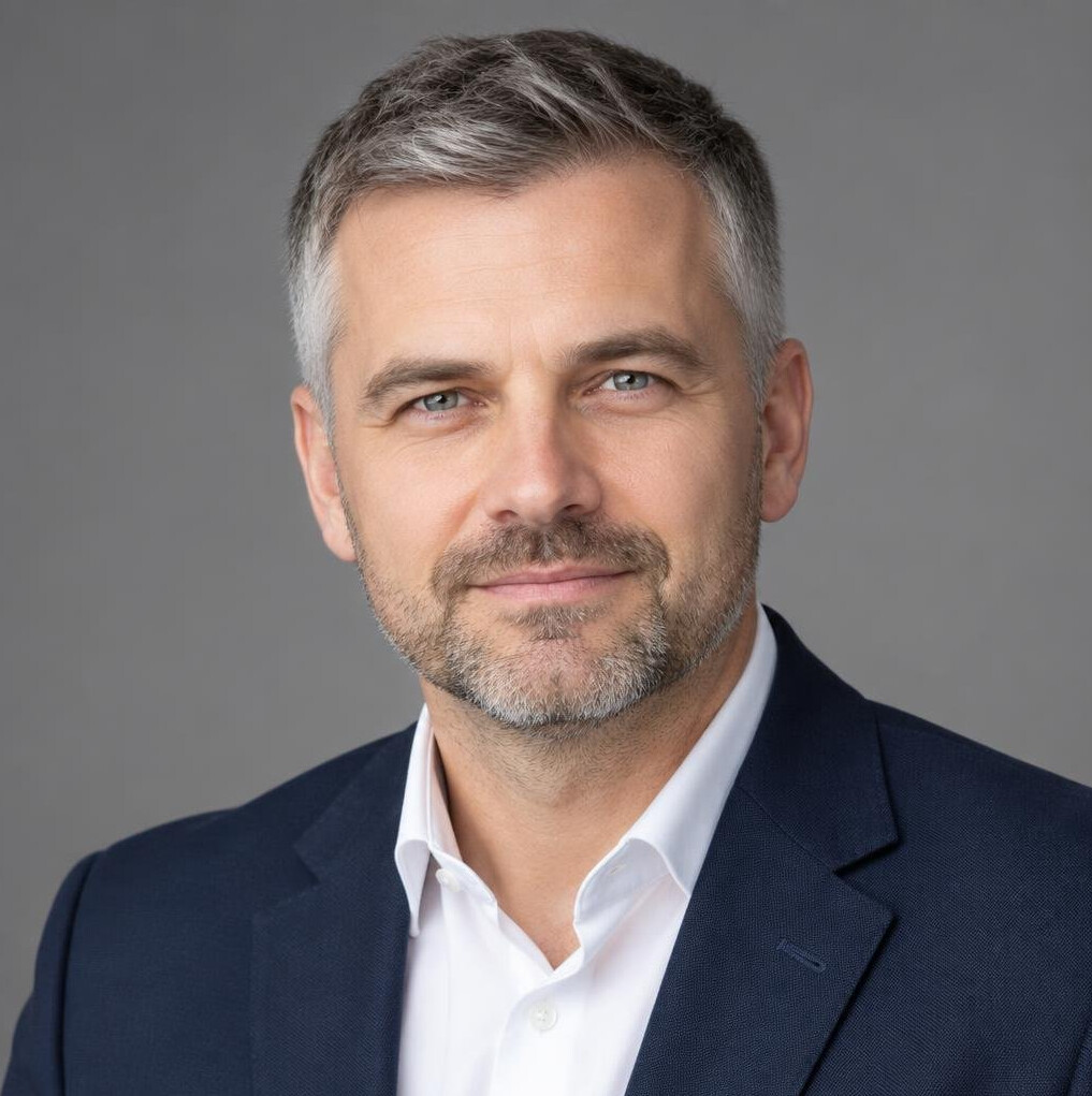 Portrait of a Polish male executive producer